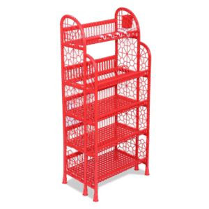 Standard Kitchen Rack 5 Step - Red