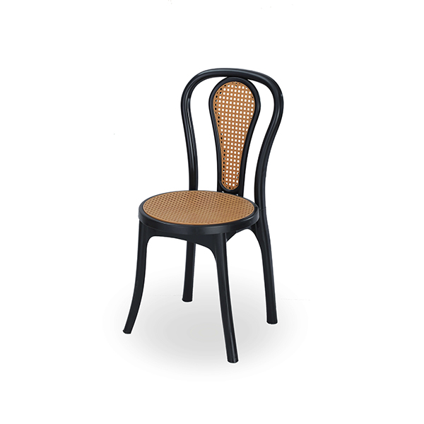 New Classic Chair (Wood Insert) – Black