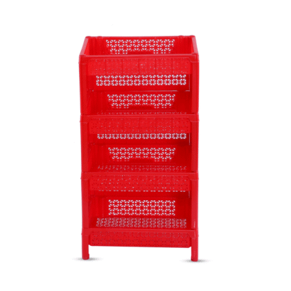 Lotus Fence Rack 4 Step – Red