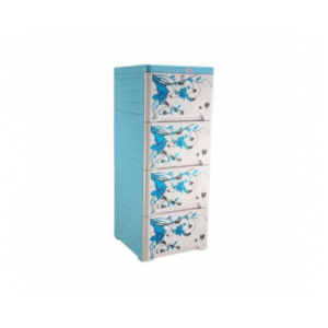 RFL 4D KD Deluxe Royal Single Wardrobe – Blue