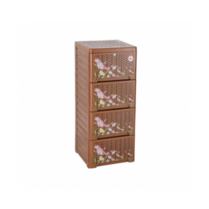 Caino 4D KD Cosmos Single Wardrobe – Brown