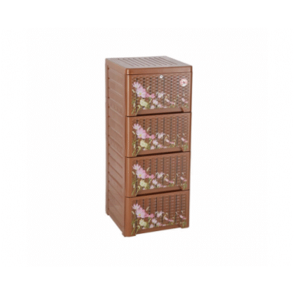 Caino 4D KD Cosmos Single Wardrobe – Brown