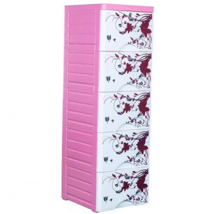 RFL 5D KD Elegant Single Wardrobe – Pink