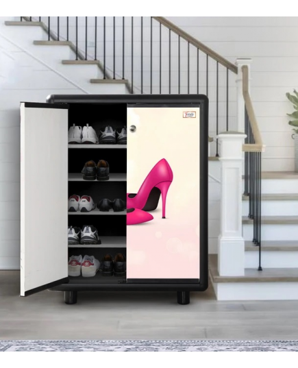 Trendy Daisy Shoe Rack – Multicolor - Image 2