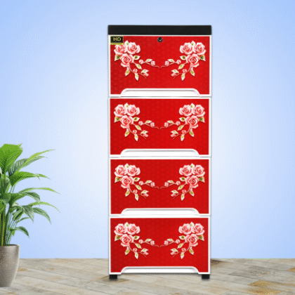 Wardrobe HD Print Single 4D – Red Rose