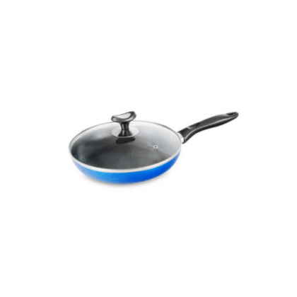 Topper Nonstick Elegant Fry Pan With Lid 22 CM – Blue