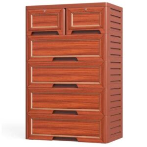 Akij-Wardrobe Attire Emperor 5D Teakwood Pigment Painting – 14019